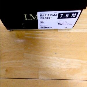 Brand new silver wedges.